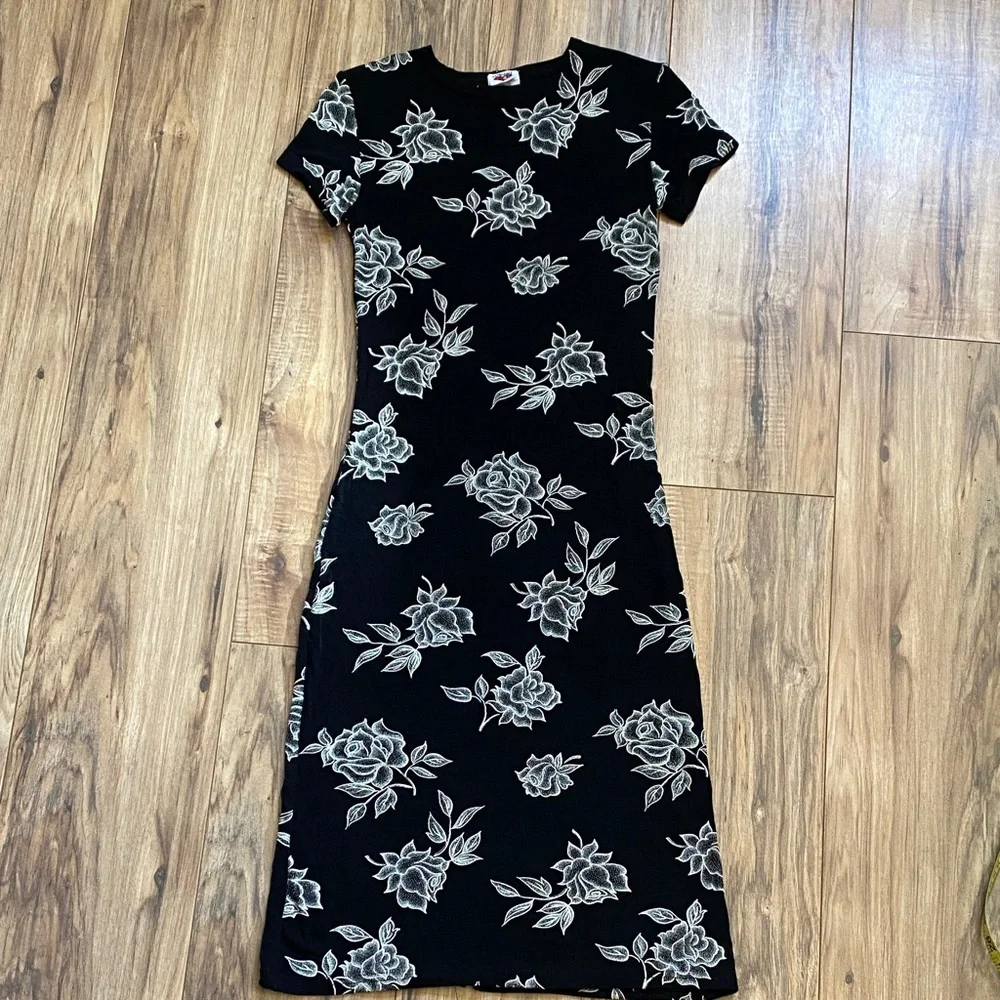 Vintage midi short sleeve dress - Picture 1 of 8